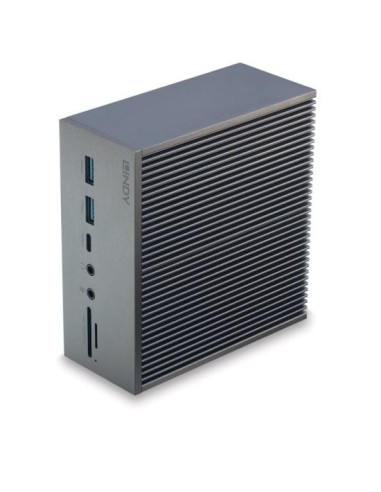 Lindy 43351 base para portátil y replicador de puertos Acoplamiento USB 3.2 Gen 1 (3.1 Gen 1) Type-C Gris
