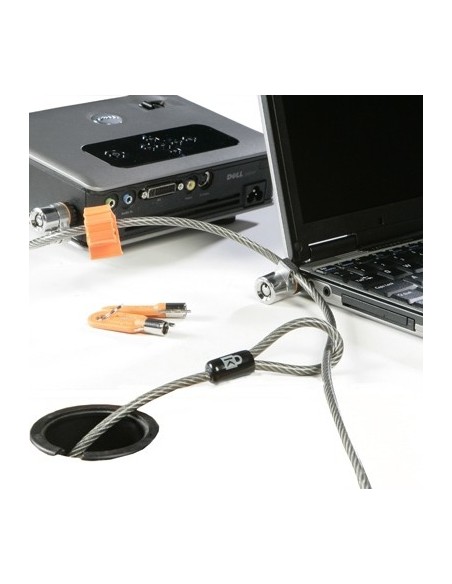 DELL 461-10053 cable antirrobo Acero inoxidable 2,2 m