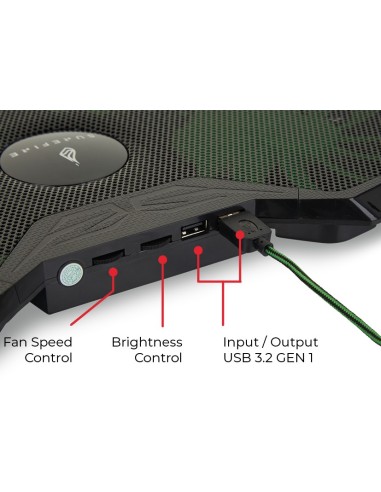 SureFire Bora almohadilla fría 43,2 cm (17") 1200 RPM Negro