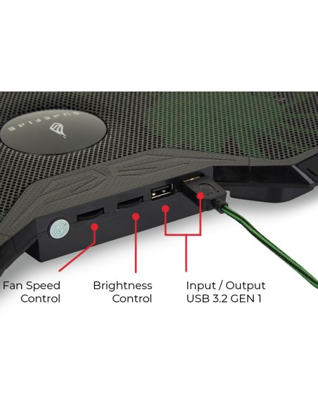 SureFire Bora almohadilla fría 43,2 cm (17") 1200 RPM Negro