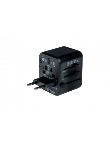 Verbatim 49544 adaptador de enchufe eléctrico Universal Negro