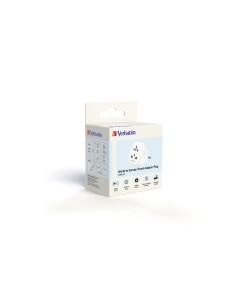Verbatim WTEU-02 adaptador de enchufe eléctrico Tipo F Universal Blanco 2