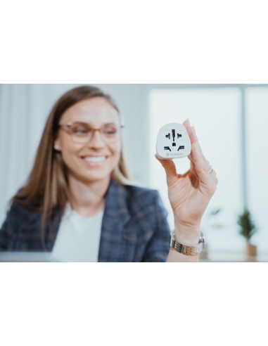 Verbatim WTEU-02 adaptador de enchufe eléctrico Tipo F Universal Blanco