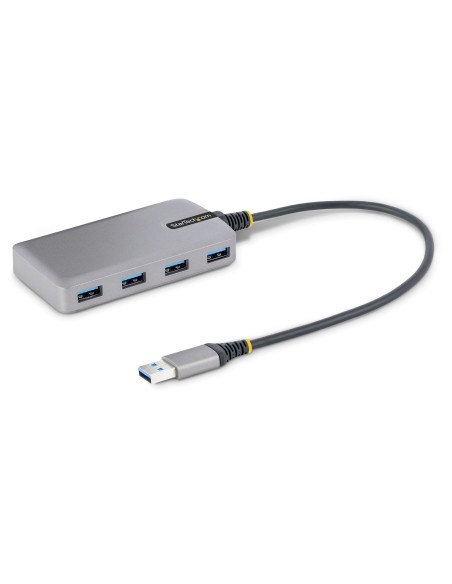 StarTech.com Hub USB de 4 Puertos - USB 3.0 de 5Gbps - Alimentado por el Bus - Concentrador de 4 Puertos USB-A con Alimentación