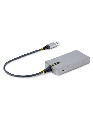 StarTech.com Hub USB de 4 Puertos - USB 3.0 de 5Gbps - Alimentado por el Bus - Concentrador de 4 Puertos USB-A con Alimentación