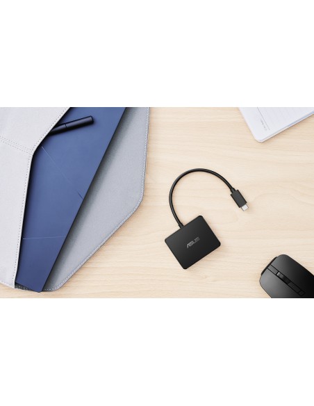 ASUS USB-C Mini Dock Alámbrico USB 3.2 Gen 2 (3.1 Gen 2) Type-C Negro