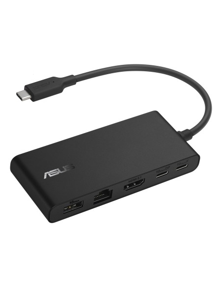 ASUS Dual 4K USB-C Dock DC201 Alámbrico USB 3.2 Gen 2 (3.1 Gen 2) Type-C Negro