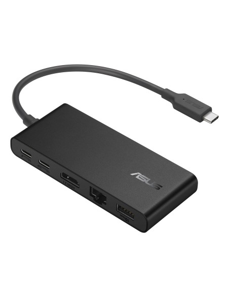 ASUS Dual 4K USB-C Dock DC201 Alámbrico USB 3.2 Gen 2 (3.1 Gen 2) Type-C Negro