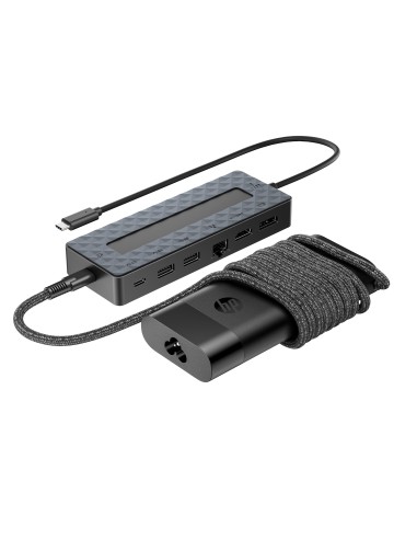 HP Combinación de concentrador USB-C universal y cargador para portátil