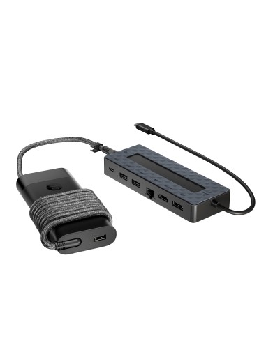HP Combinación de concentrador USB-C universal y cargador para portátil