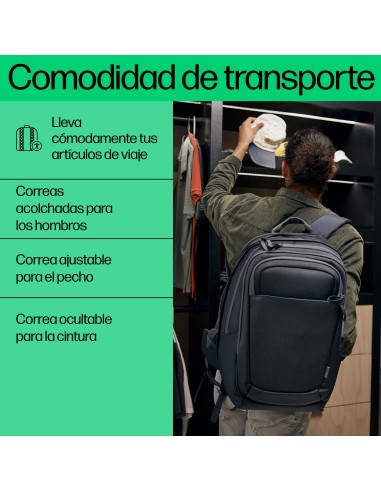 HP Mochila para portátil de 17 pulgadas Travel Plus 30L