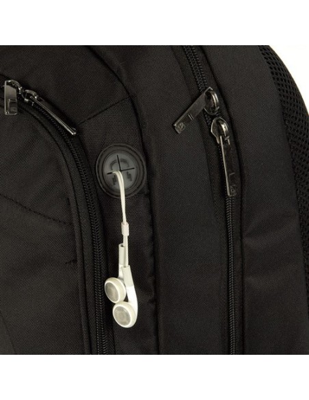 Tucano Lato 43,2 cm (17") Funda tipo mochila Negro