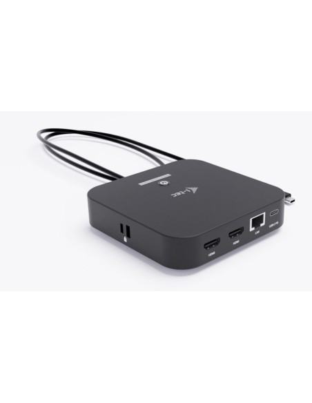 i-tec USB-C Dual HDMI Docking Station with Power Delivery 100 W + Universal Charger 100W