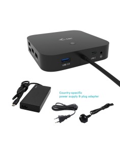 i-tec USB-C HDMI DP Docking Station with Power Delivery 65W + Universal Charger 77 W 2