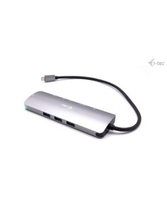 i-tec USB-C Metal Nano Docking Station 4K HDMI LAN with Power Delivery 100W + Universal Charger 100W 2