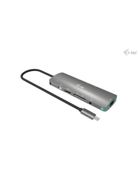 i-tec USB-C Metal Nano Docking Station 4K HDMI LAN with Power Delivery 100W + Universal Charger 100W