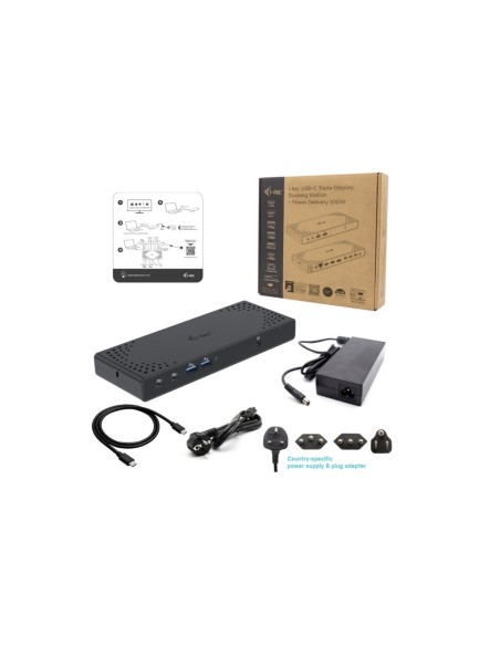i-tec USB-C Triple Display Docking Station Gen 2 + Power Delivery 100W