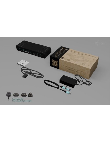 i-tec Universal 5x 4K 60Hz Display Docking Station + Power Delivery 100W