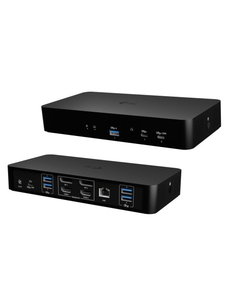 i-tec Universal Intelligent Dual Display Docking Station + Power Delivery 100W