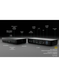 i-tec Universal Intelligent Dual Display Docking Station + Power Delivery 100W 2