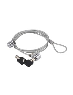 Conceptronic CNBSLOCK15T cable antirrobo Plata 1,5 m 2