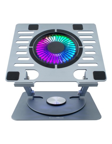 CoolBox BASE REFRIGERADORA COOLAIR 1VRGB ALUMINIO PORTATIL 17.3"