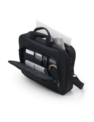 DICOTA Eco Top Traveller BASE 35,8 cm (14.1") Maletín Toploader Negro