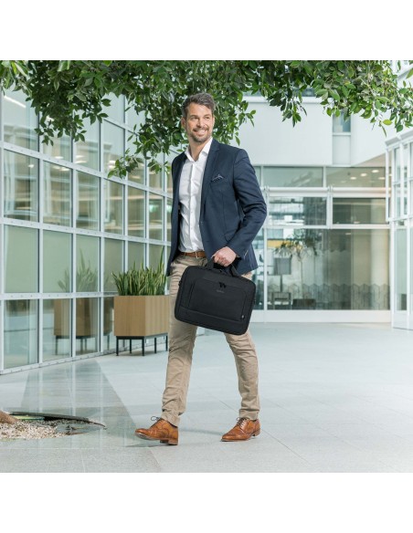 DICOTA Eco Top Traveller BASE 39,6 cm (15.6") Maletín Toploader Negro