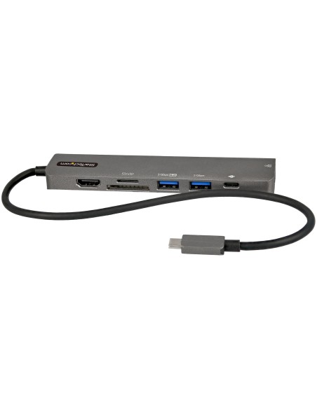 StarTech.com Adaptador Multipuertos USB C - Docking Station USB Tipo C a HDMI 2.0 4K 60Hz - Entrega de Alimentación 100W