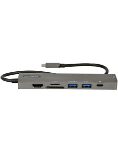 StarTech.com Adaptador Multipuertos USB C - Docking Station USB Tipo C a HDMI 2.0 4K 60Hz - Entrega de Alimentación 100W 2