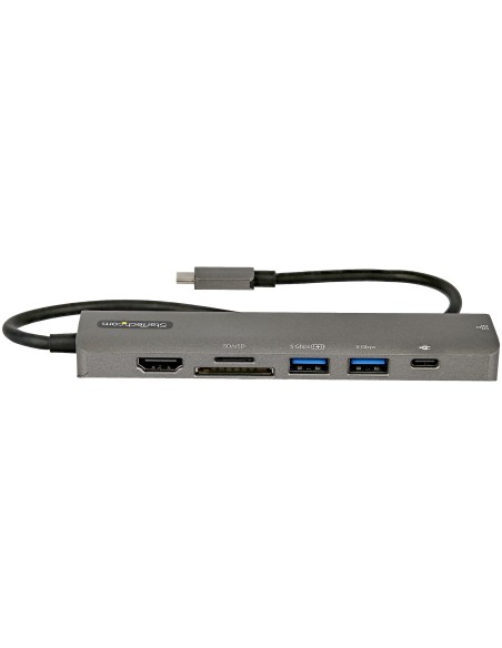 StarTech.com Adaptador Multipuertos USB C - Docking Station USB Tipo C a HDMI 2.0 4K 60Hz - Entrega de Alimentación 100W