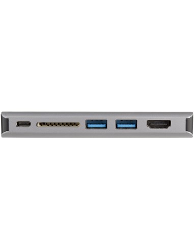 StarTech.com Adaptador Multipuertos USB-C - Mini Docking Station para Viajes con HDMI de 4K o VGA de 1080p - con Hub Ladrón USB