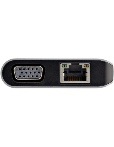 StarTech.com Adaptador Multipuertos USB-C - Mini Docking Station para Viajes con HDMI de 4K o VGA de 1080p - con Hub Ladrón USB