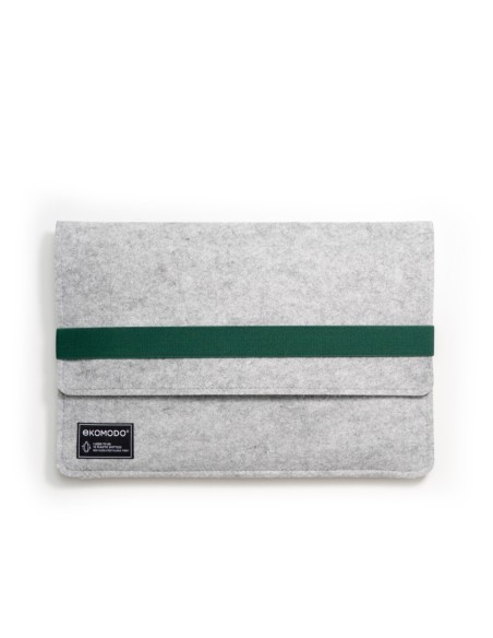 EKOMODO HR-004 maletines para portátil 33 cm (13") Funda Verde, Gris