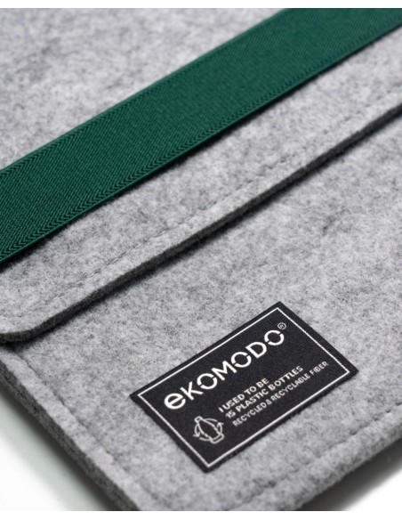 EKOMODO HR-004 maletines para portátil 33 cm (13") Funda Verde, Gris