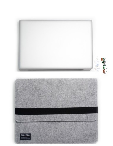 EKOMODO HR-013 maletines para portátil 38,1 cm (15") Funda Negro, Gris