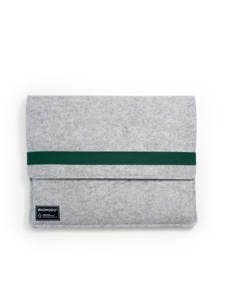 EKOMODO HR-014 maletines para portátil 38,1 cm (15") Funda Verde, Gris