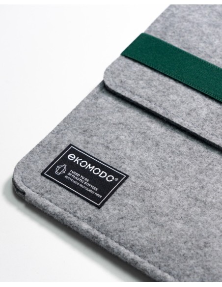 EKOMODO HR-014 maletines para portátil 38,1 cm (15") Funda Verde, Gris