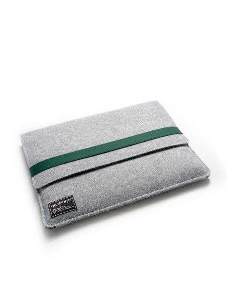 EKOMODO HR-014 maletines para portátil 38,1 cm (15") Funda Verde, Gris