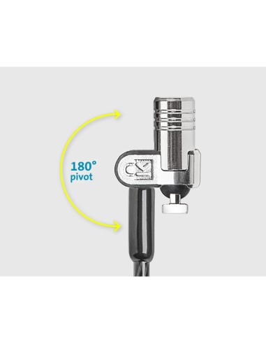Kensington Candado con llave MicroSaver 2.0 para ordenadores portátiles