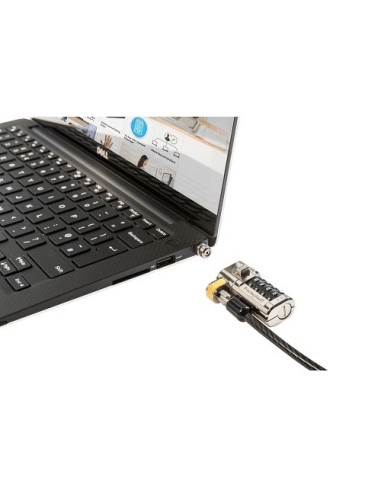 DELL 461-AAEU cable antirrobo Negro, Acero inoxidable 1,8 m