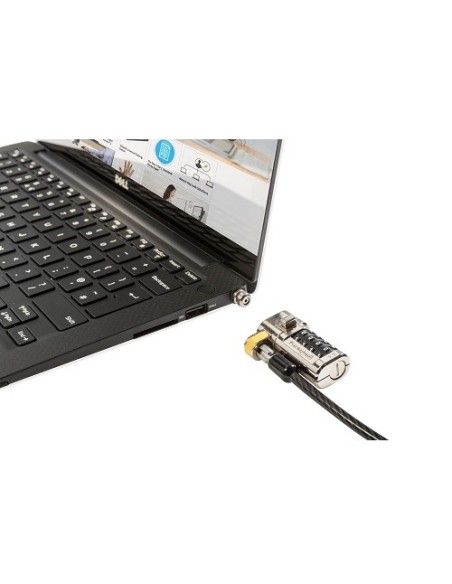 DELL 461-AAEU cable antirrobo Negro, Acero inoxidable 1,8 m