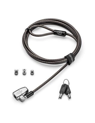 Kensington Candado con llave tres en uno ClickSafe 2.0 para portátiles (llave maestra)