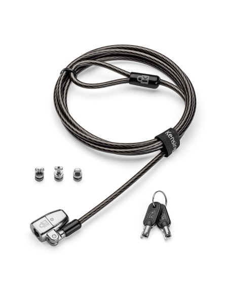 Kensington Candado con llave tres en uno ClickSafe 2.0 para portátiles (llave maestra)