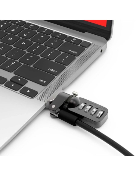 Compulocks MBALDG04CL cable antirrobo Plata