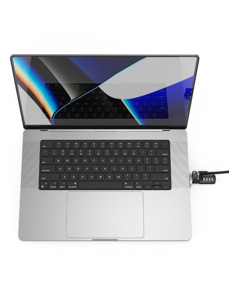 Compulocks MBPR16LDG02CL cable antirrobo Negro, Plata