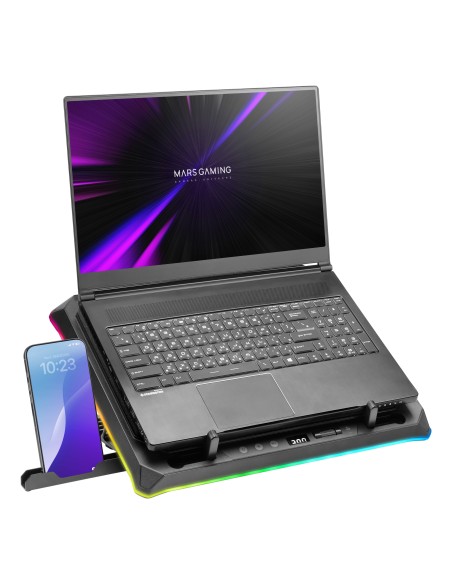 Mars Gaming MNBC-ULTRA almohadilla fría 45,7 cm (18") 2400 RPM Negro