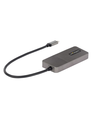 StarTech.com Adaptador USB-C de 3 Puertos Multimonitor - Hub MST USB Tipo C a 3 Puertos HDMI - Divisor Multiplicador DP Triple