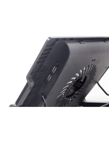 Gembird NBS-1F17T-01 almohadilla fría 43,2 cm (17") 1500 RPM Negro