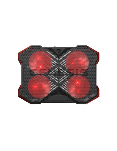 GENESIS Oxid 260 almohadilla fría 43,9 cm (17.3") 1010 RPM Negro, Rojo